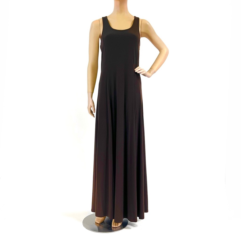 NWT Michael Michael Kors Brown Open back Maxi Dress M